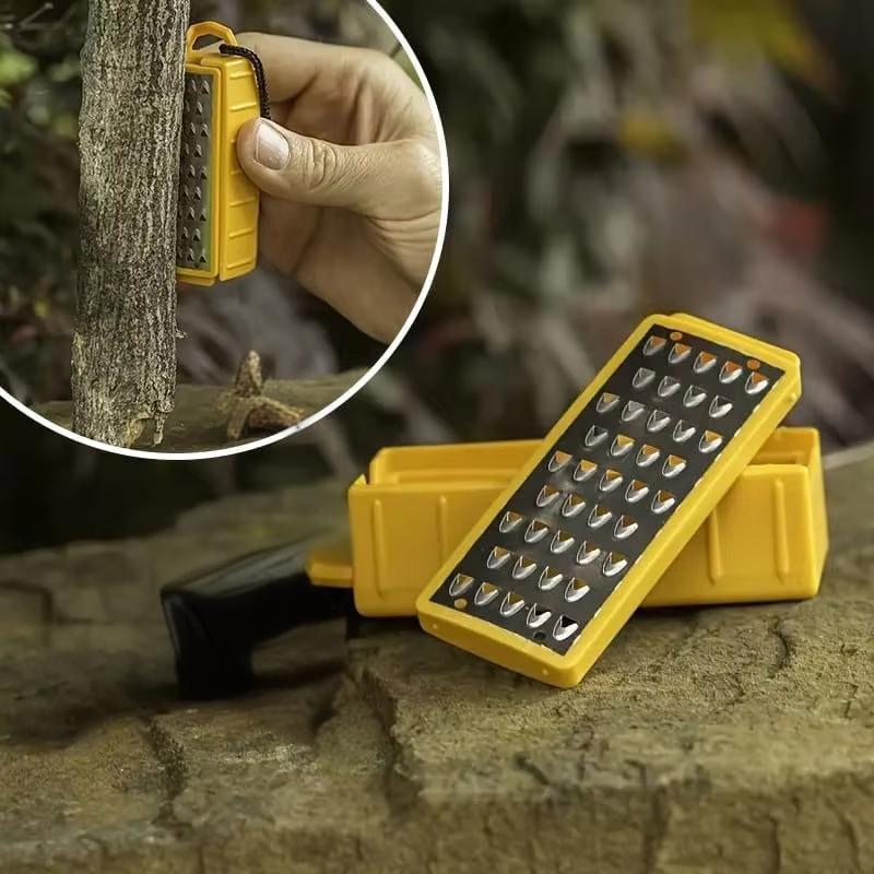 Fire Starting Kit - แว่นขยายพกพาสำหรับจุดไฟ ใช้ในกิจกรรมเอาตัวรอด ตั้งแคมป์ ทำจากสแตนเลส น้ำหนักเบา