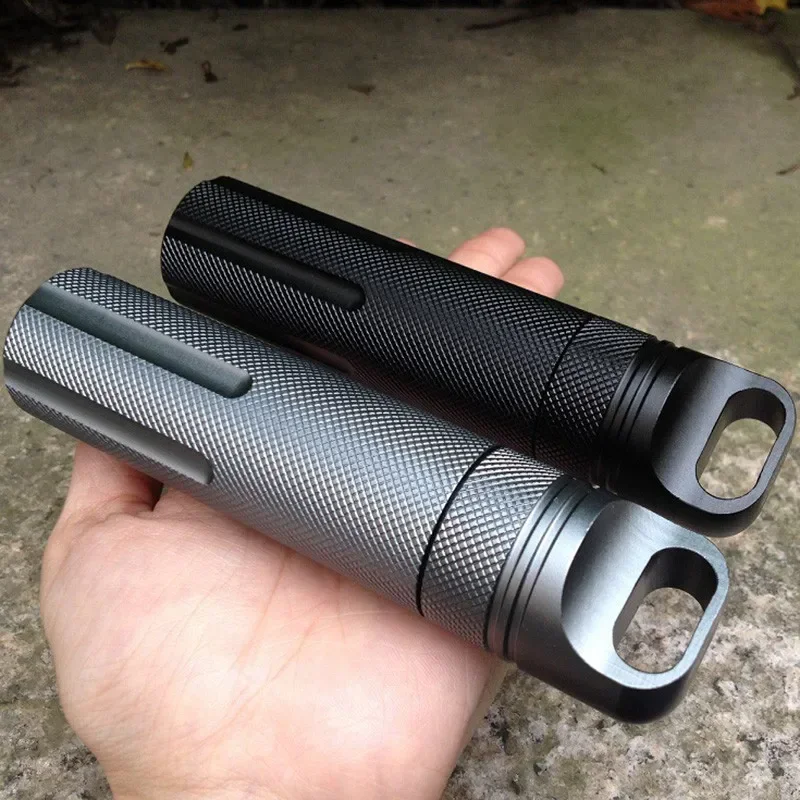Water Purification Straw - กลางแจ้ง CNC กันน้ําชุดปฐมพยาบาลฉุกเฉินความปลอดภัย Survival อุปกรณ์อลูมิเนียมขวดยา Camping