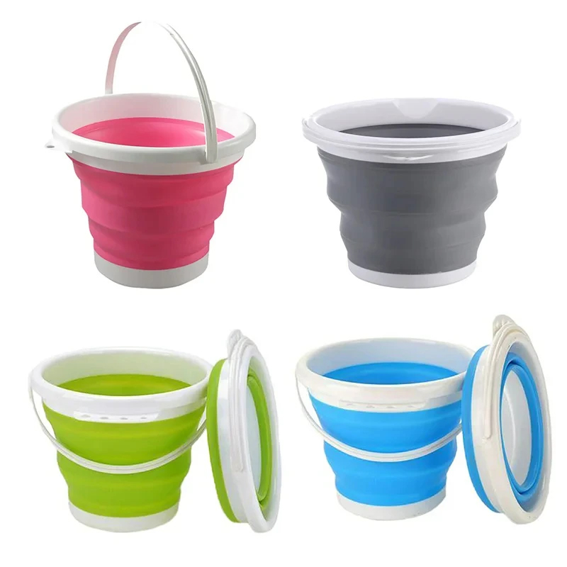 Water Bag Collapsible - ❤️ 3/5/10L ถังพับได้แบบพกพาถังน้ำพับได้ล้างรถถังตกปลาในครัวเรือนพลาสติกท่องเที่ยวกลางแจ้งแคมป์ปิ้ง