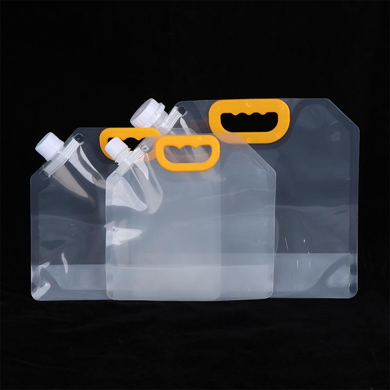 Water Bag Collapsible - 1/5 ชิ้น 1 ลิตร-10 ลิตร ถุงใส่น้ำแบบพับได้