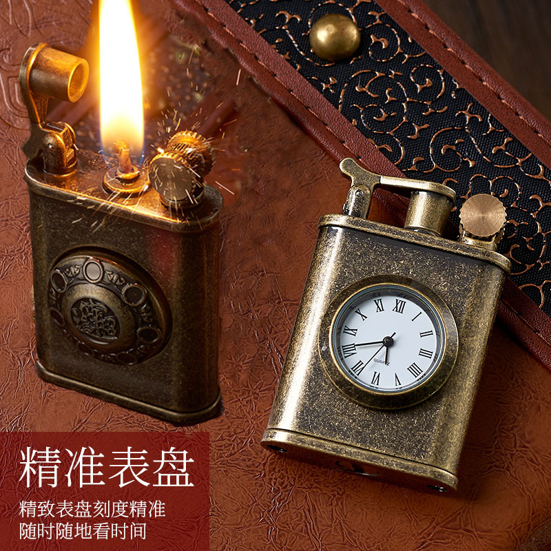 Retro นาฬิกาน้ํามันก๊าดไฟแช็กโ - Fire Starting Kit บทวิจารณ์และราคา