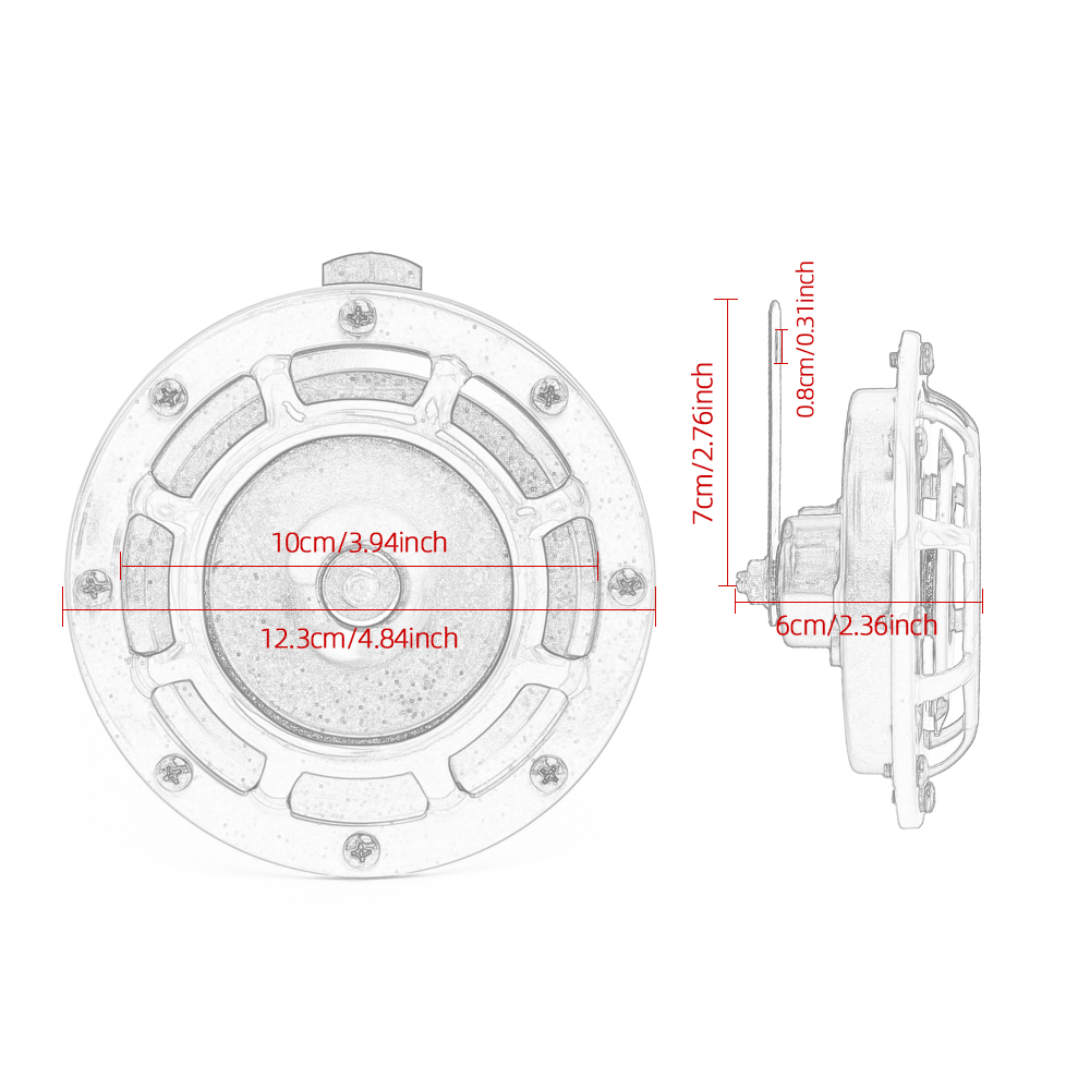 แตรรถ 12V 110DB Super Loud Uni - Emergency Whistle Loud บทวิจารณ์และราคา