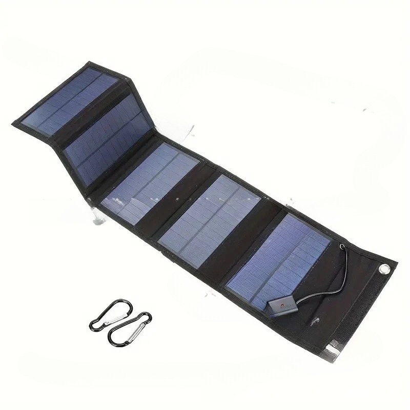 แผงโซลาร์พับได้ 25W 5v กันน้ำ  - Solar Emergency Charger บทวิจารณ์และราคา