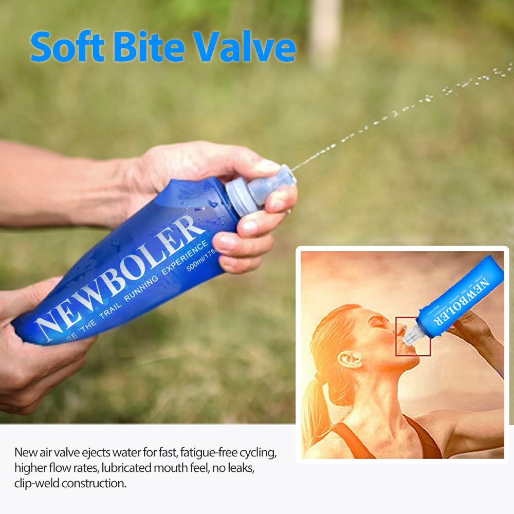 ขวดน้ํา 750ML TPU พับขวดนุ่มขว - Water Bag Collapsible บทวิจารณ์และราคา