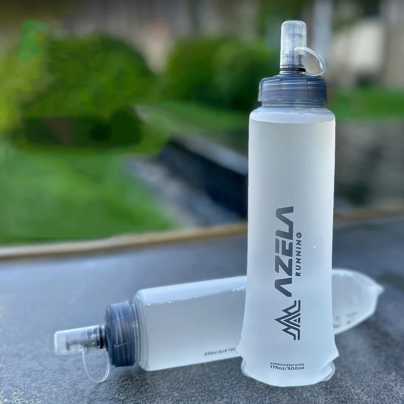 250ml 500ml ขวดน้ําพับขวดน้ําก - Water Bag Collapsible บทวิจารณ์และราคา