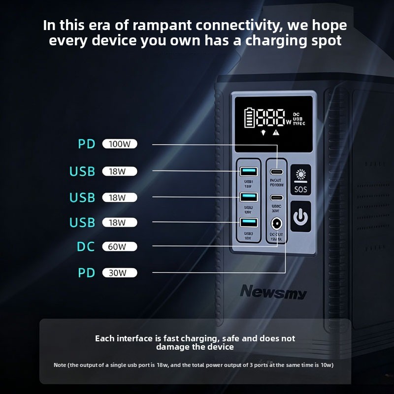 สถานีไฟฟ้าพกพา Taepiaai 296Wh  - Solar Emergency Charger บทวิจารณ์และราคา