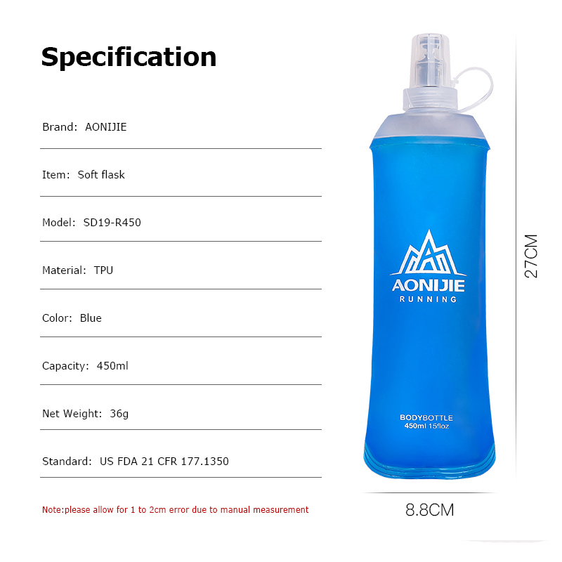 AONIJIE SD19 R450 Soft Flaskพั - Water Bag Collapsible บทวิจารณ์และราคา