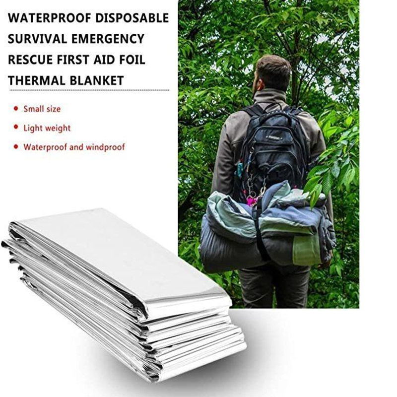 ผ้าห่มฉุกเฉินไมลาร์เก็บความร้อ - Emergency Mylar Tent บทวิจารณ์และราคา
