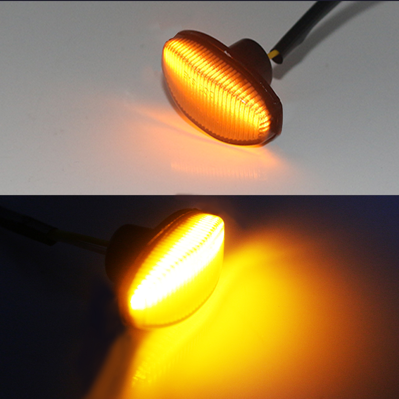 4PCS รมควันเลนส์ด้านหน้า Amber - Signal Flare Kit บทวิจารณ์และราคา