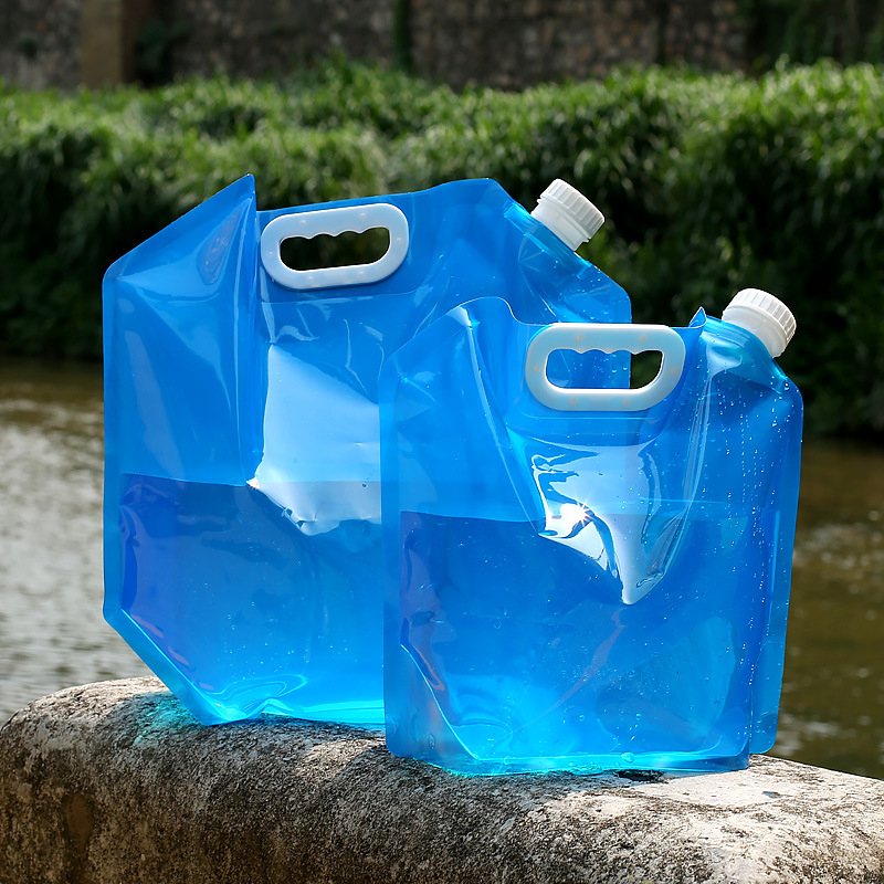 ถุงใส่น้ำแบบพับเก็บได้เหยือกพล - Water Bag Collapsible บทวิจารณ์และราคา
