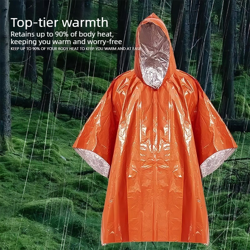 1-10 ชิ้นเสื้อกันฝนฉุกเฉินผ้าห - Emergency Poncho Rain บทวิจารณ์และราคา