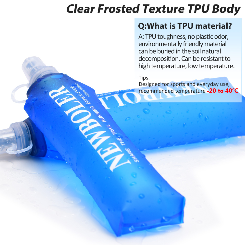 กระติกน้ำ TPU นิ่มพับได้กระบอก - Water Bag Collapsible บทวิจารณ์และราคา