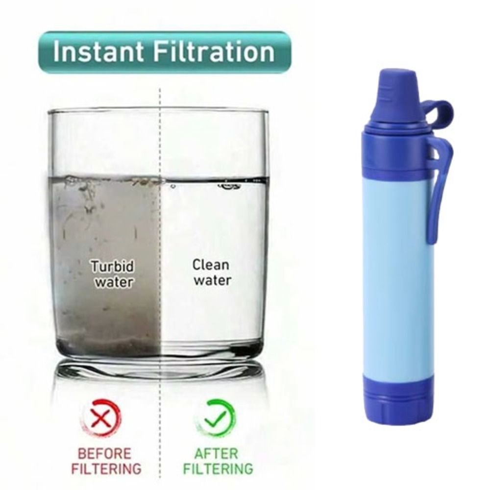 หลอดกรองน้ำขนาดเล็กสำหรับกรองน - Water Purification Straw บทวิจารณ์และราคา
