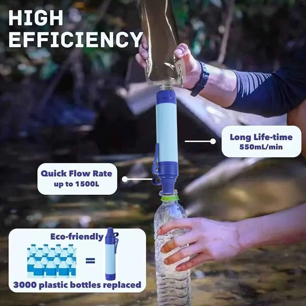 หลอดกรองน้ำขนาดเล็กสำหรับกรองน - Water Purification Straw บทวิจารณ์และราคา